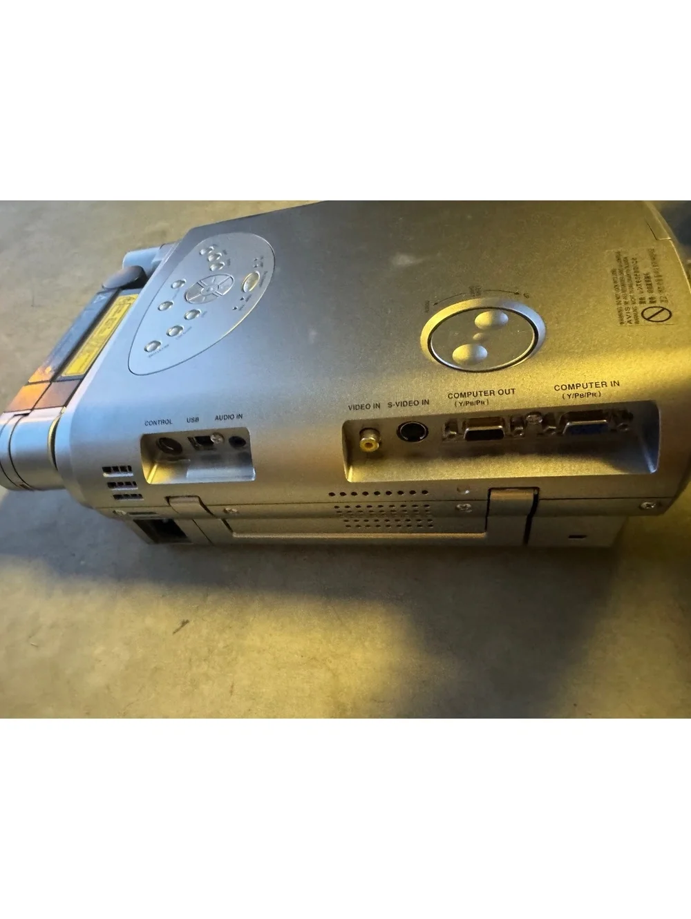 Toshiba TLP261 3LCD Projector Document Camera Spare Bulb Bag Untested